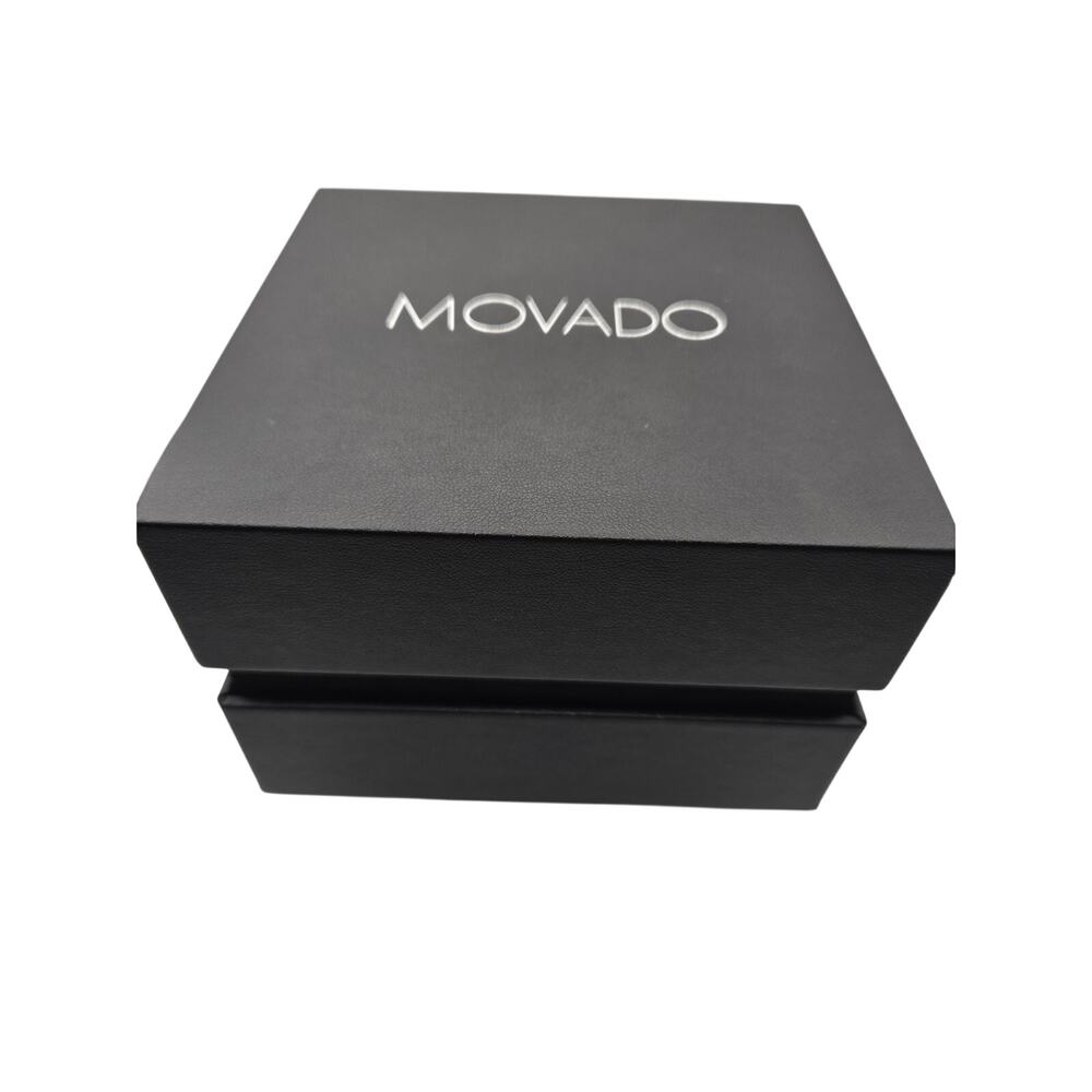 Movado 1881 Automatic Men's Watch 49.1.14.1290 Luxury Exhibition Caseback Box - Picture 12 of 13
